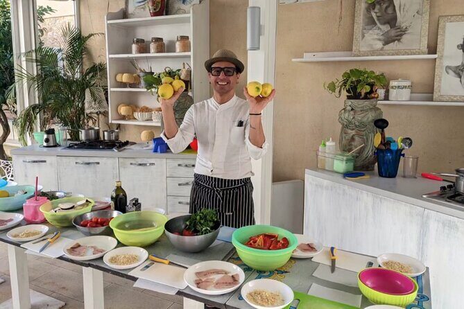 Cooking Class with Seaview & Taormina's Market with Chef Mimmo - Transfer to the Seaside Restaurant