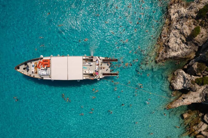 Corfu: Paxos, Antipaxos, and Blue Caves Cruise with comfort! - Key Points