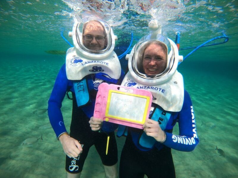 Costa Teguise : Underwater Sea Trek Experience - The Equipment and Guides