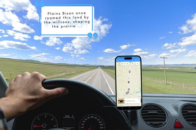 Cowboy Trail Smartphone Audio Driving Tour - Key Points