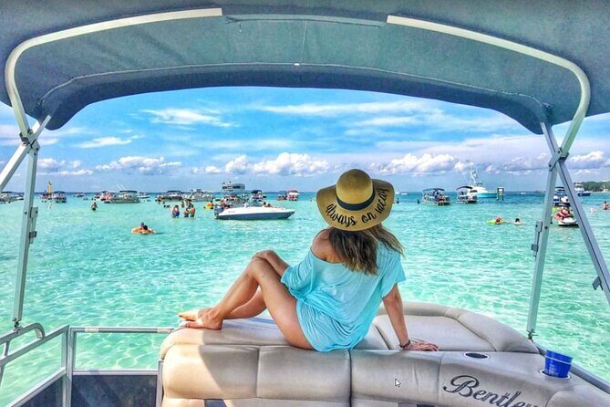 Crab Island: Pontoon Boat Rentals - Setting the Scene at Destin’s Crab Island
