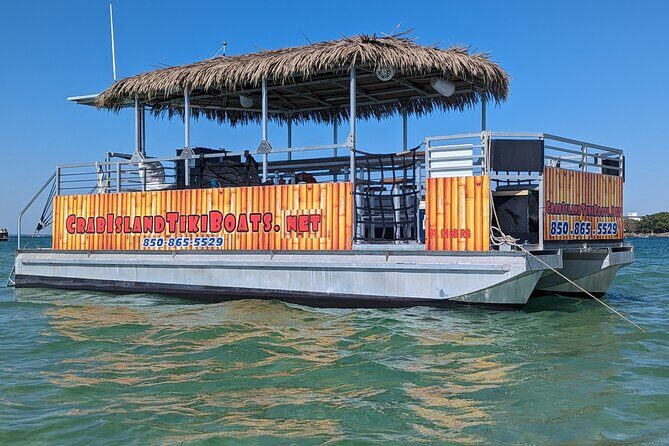 Crab Island Tiki Boat Private 4 Hour Excursion - Key Points