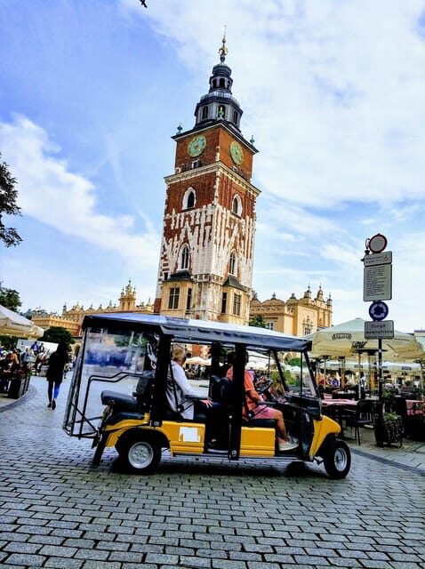 Cracow: Jewish Quarter and Ghetto Sightseeing Golf Cart Tour - Key Points