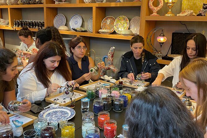 Craft and Shine Create a Mosaic Lamp in Istanbul Grand Bazaar - The Materials and the Final Product