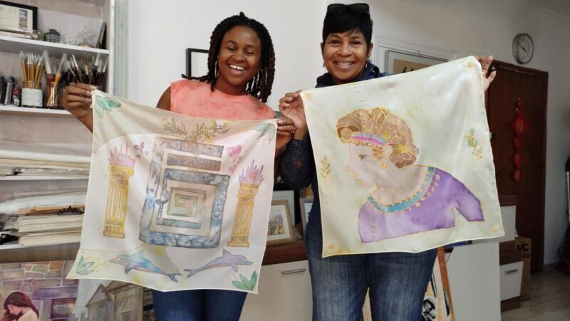 Create your own Greek Silk Scarf Souvenirs - Who Will Love This Experience?