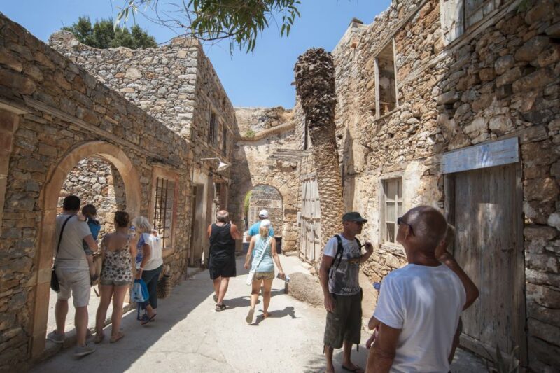 Crete: Agios Nikolaos, Plaka and Spinalonga Island Tour - Exploring Spinalonga Island: The Main Attraction