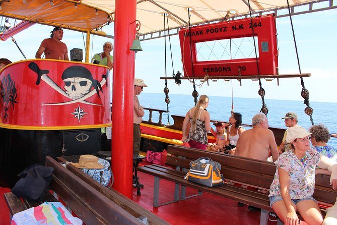 Crete Pirate Ship Cruise with the Black Rose to Stalis and Malia - FAQs