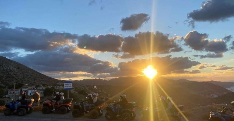 Crete: Sunset or Morning Quad with Local Products Tasting - An Introduction to the Crete Quad Experience