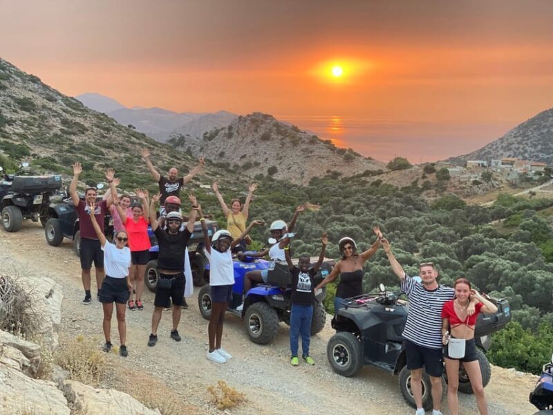 Crete: Sunset or Morning Quad with Local Products Tasting - FAQ