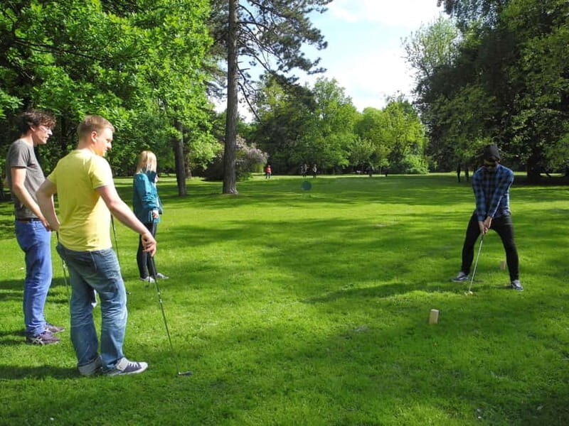 Cross golf in Leipzig: a unique event for companies, friends, and family. - The Course and Game Variations