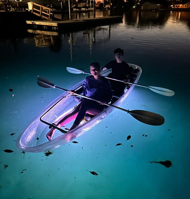 Crystal River Clear Kayak Sunset & Night Glow Tour - Key Points