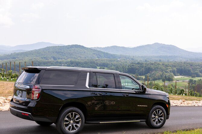 Custom Wine Tour In Black Suburban With Panoramic Sunroof - Key Points