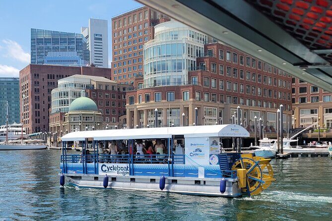 Cycleboat Boston 90 min BYOB Amazing Harbor Private Charters - The View and the Vibe