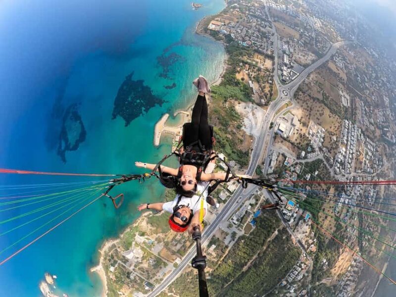 CYPRUS: Tandem Paragliding Experience - The Takeoff and Flight: What It Feels Like