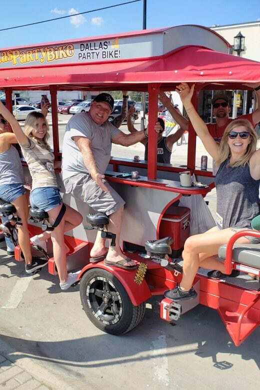 Dallas Party Bike Private Group Rental in Deep Ellum - Key Points