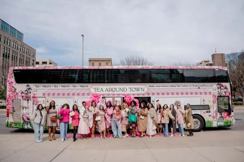 Dallas: Tea Around Town Bus Tour with Treats - Key Points