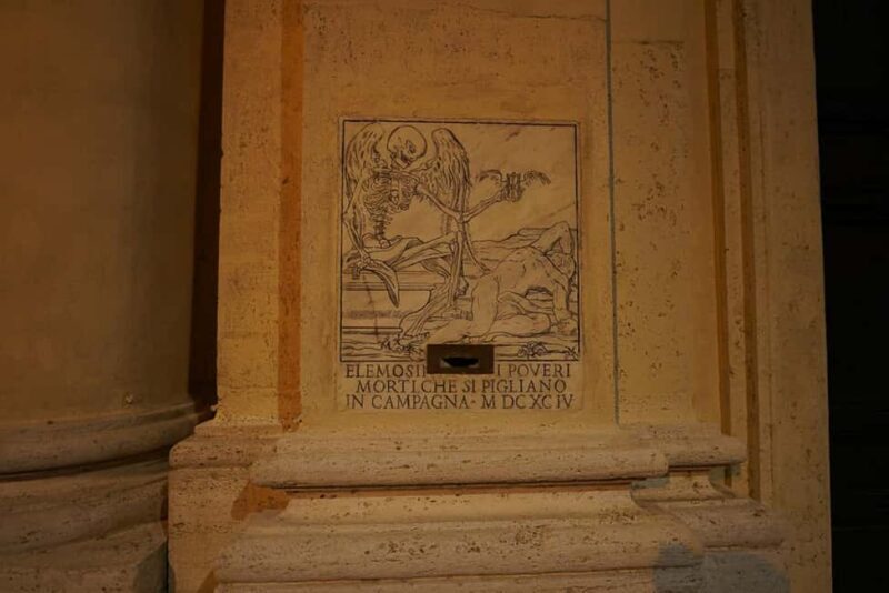 Dark Side of Rome with Underground Bones Crypt Walking Tour - Walking Through the Historic Center