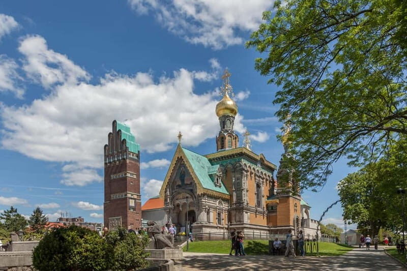 Darmstadt: MathildenhöheCard - Public Transport & Admissions - Discover Darmstadt’s Mathildenhöhe with the All-in-One Card