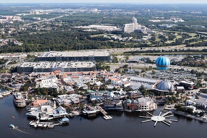 Day Flight 31 miles Helicopter Tour over all the Theme Parks - What to Expect from the Itinerary