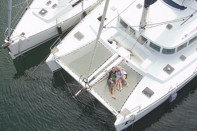 Day trip on a sailing catamaran in Sardinia - Key Points