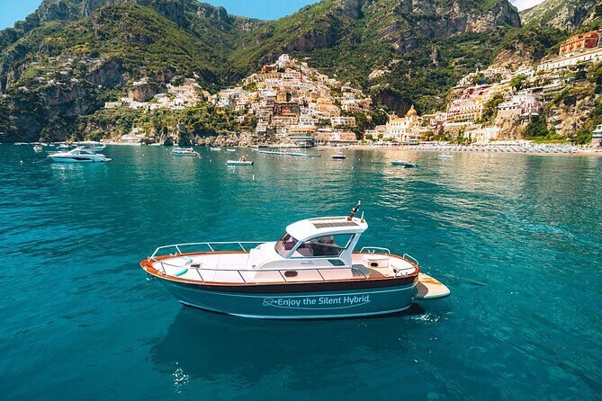 Day Trip to Amalfi Coast and Ieranto Bay in a Hybrid Eco Boat - An Eco-Friendly Approach to the Amalfi Coast
