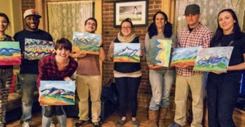 Denver: Puff Pass and Painting Class - The Social and Atmosphere Aspect