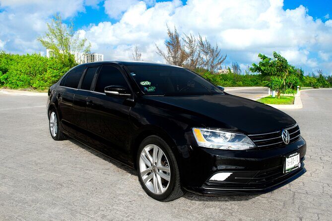 Departure by Luxury Sedan From Playa del Carmen to Cancun Airport - Key Points