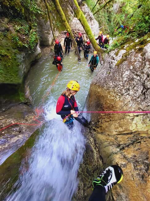 Descent of the Versoud canyon - Key Points