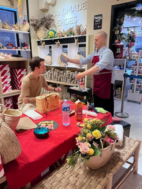 Design and Craft a Raffia Bag in Barcelona - The Snacking and Social Aspect