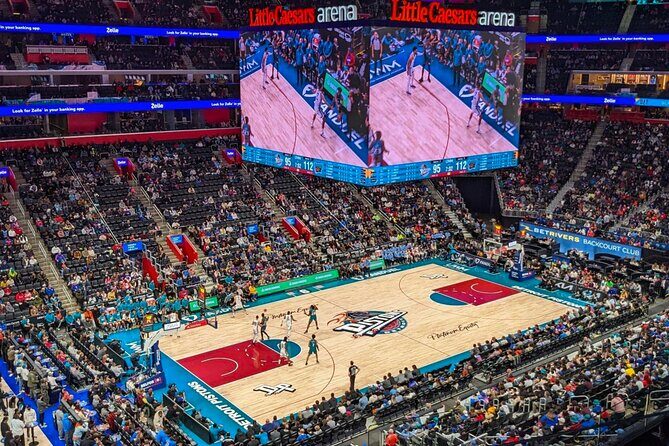 Detroit Pistons Basketball Game Ticket at Little Caesars Arena - What You’re Booking: The Ticket and the Venue