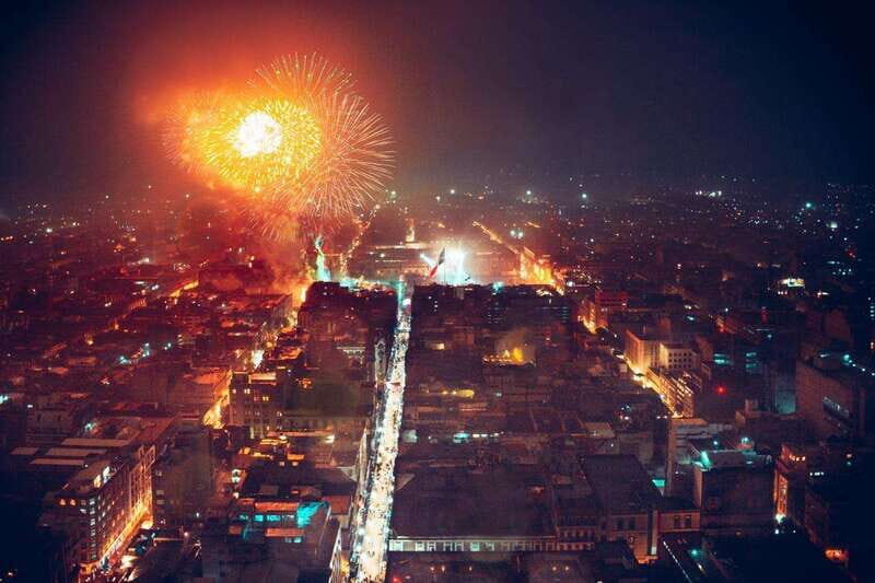 Dinner at Miralto - The View from Torre Latinoamericana