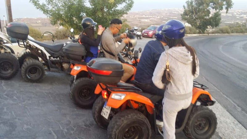 Discover Santorini on Quadbike Available with pick up! - FAQ