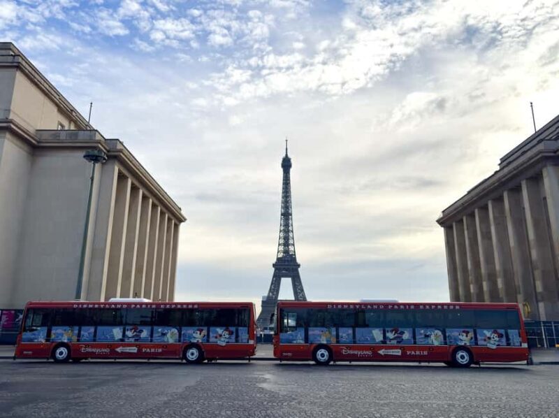 Disneyland, entrance ticket with transfer from Eiffel Tower - The Meeting Point: Eiffel Tower