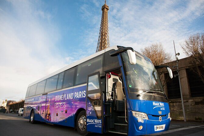 Disneyland® Paris Express Shuttle with Admission Ticket from Central Paris - What You Can Expect from Morning Pickup