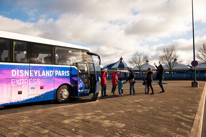 Disneyland® Paris Express Shuttle with Admission Ticket from Central Paris - The Drop-Off and Park Access