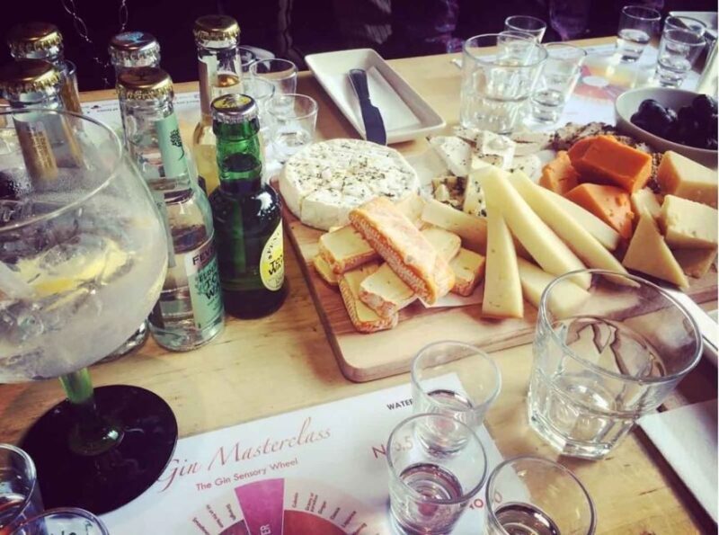 Distillery Masterclass - 8 Scottish gins paired with cheeses - Key Points