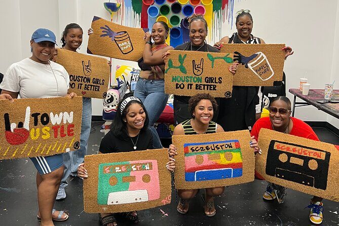 Doormat Paint Party in Houston - Doormat Paint Party in Houston: A Fun Twist on Group Activities