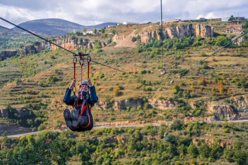 Double Vertigo Zipline Tour in Cantavieja - Key Points