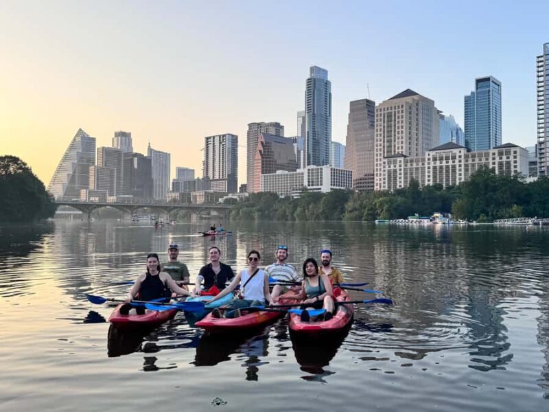 Downtown Sunset Tandem Kayak with 1.5M Bats - Key Points