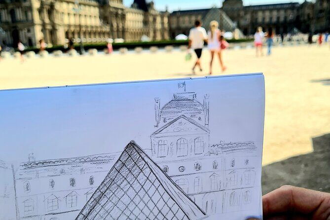 Drawing workshop/creative notebook & cultural walk in the Tuileries - Art Supplies & Materials