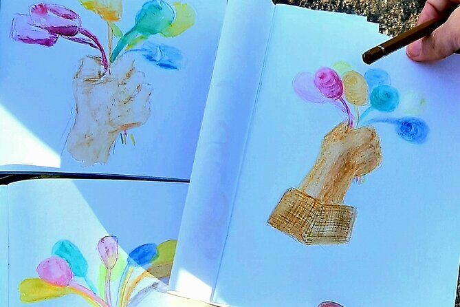 Drawing workshop/creative notebook during a walk from the Invalides to the Petit Palais - What You Can Expect: A Step-by-Step Artful Journey