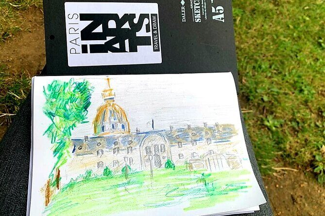 Drawing workshop/creative notebook during a walk from the Invalides to the Petit Palais - Final Thoughts
