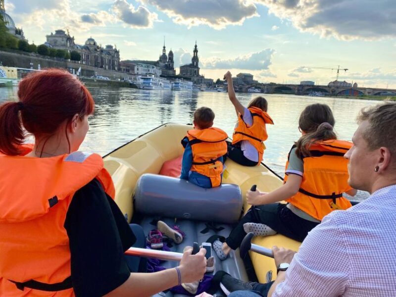 Dresden: Bootstour mit dem Schlauchboot Loschwitz - Radebeul - Key Points