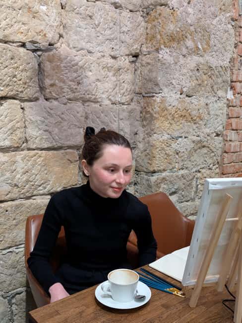 Dresden: Painting experience in the cozy ambience of Café Europa - Key Points