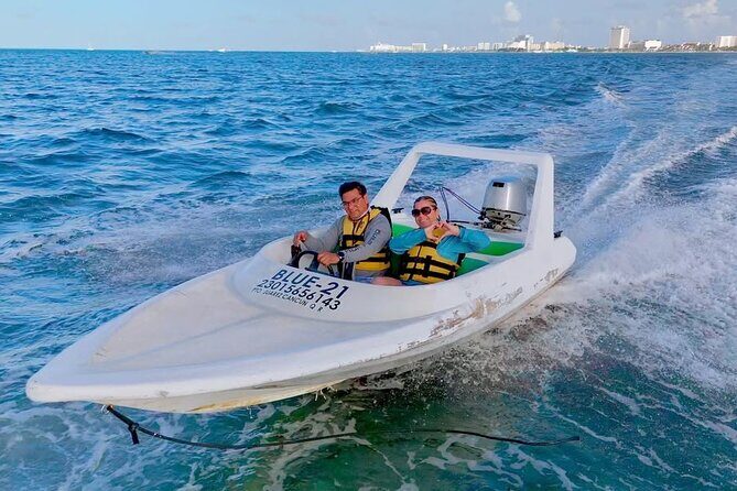 Drive an Speedboat at full speed at Cancun's Lagoon & Snorkeling - What to Expect from the Tour Experience