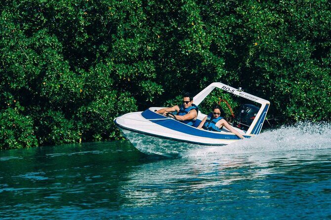 Drive Best Speedboat in Laguna Nichupte Cancún Jungle Tour - The Sum Up