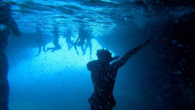 Dubrovnik: Blue Cave, Three Green Caves, and unj Beach Tour - Exploring the Three Green Caves