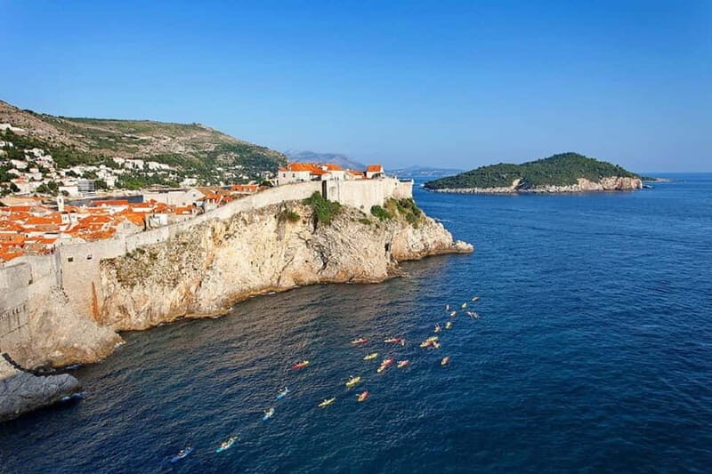 Dubrovnik: Guided Sunset Sea Kayaking Tour with Wine - Key Points