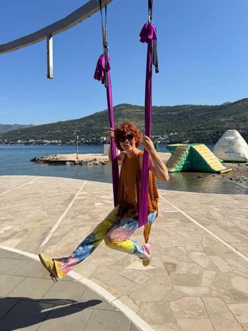 Dubrovnik: Private Aerial Fitness Class on the Beach - Key Points