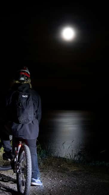 E-biking with the full moon reflected on the sea at Costa dei Gabbiani - Post-Ride Relaxation